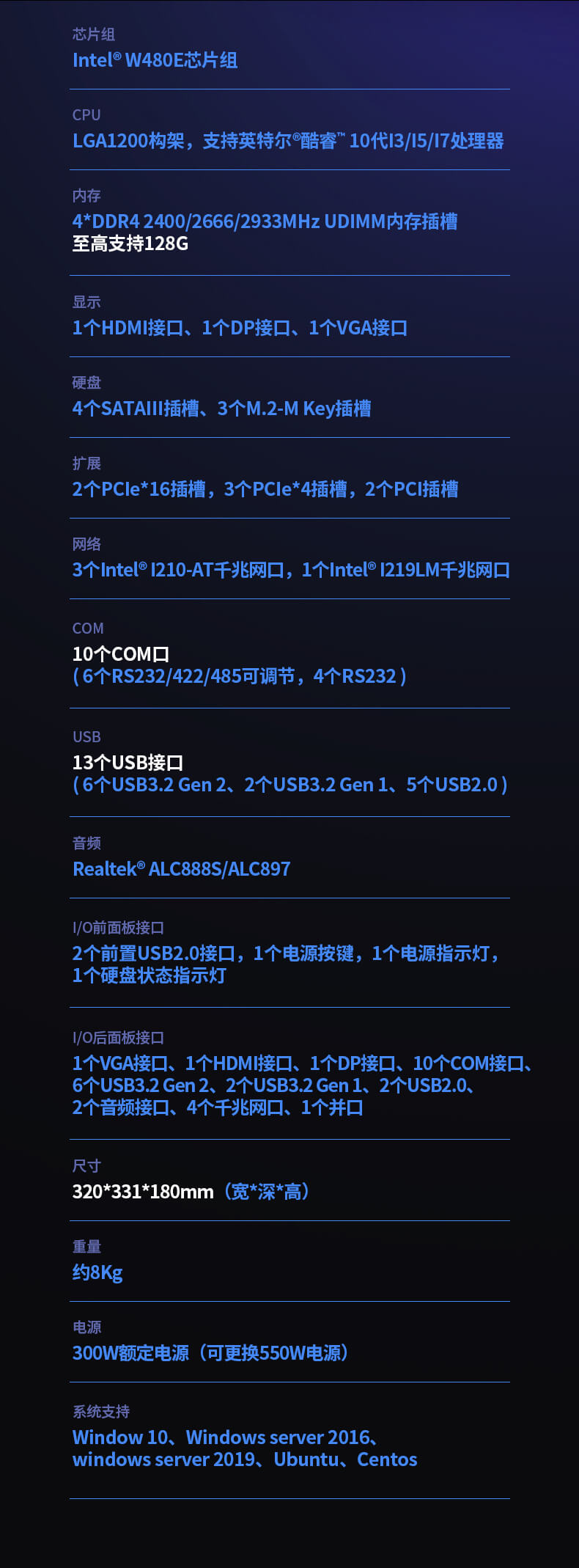 酷睿10代工控機,機器視覺工業電腦