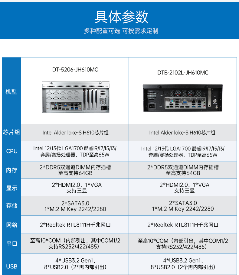 酷睿12/13代工控機,壁掛工業電腦主機廠家,DT-5206-JH610MC.png