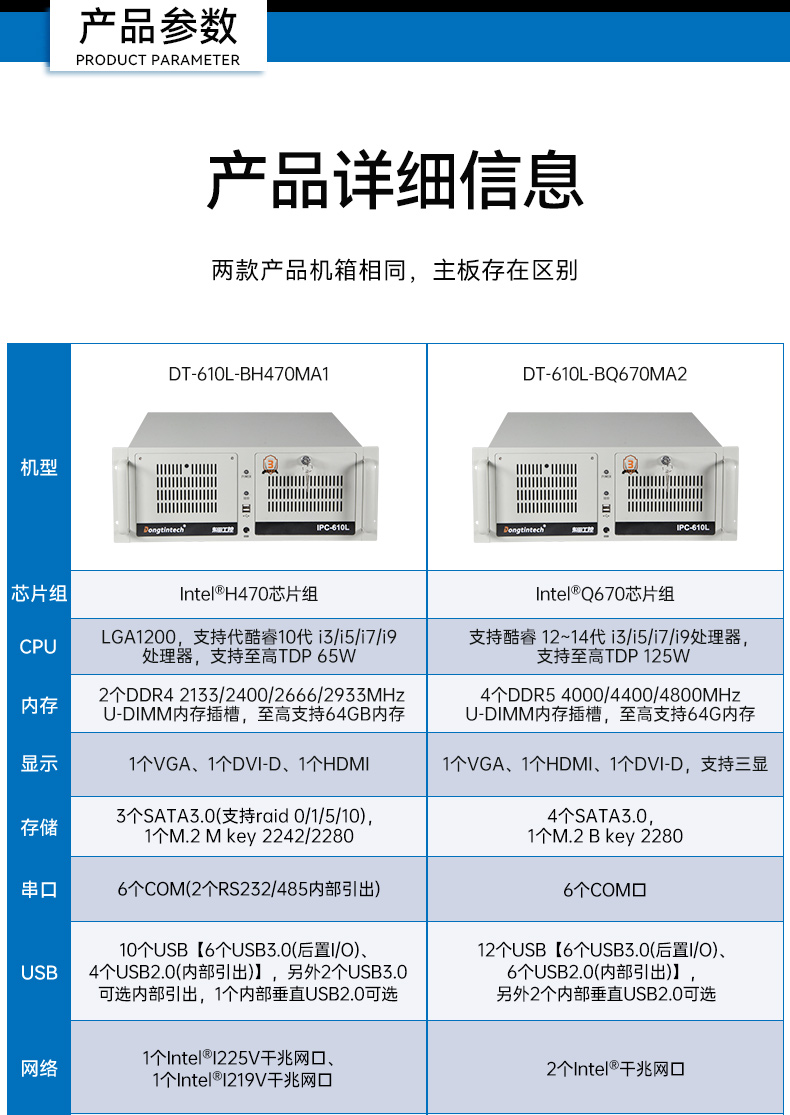 酷睿14代工控機(jī),12USB3.0,2網(wǎng)口機(jī)器視覺(jué)/AGV調(diào)度控制主機(jī),DT-610L-BQ670MA2.jpg