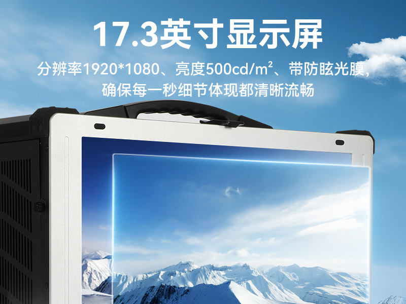 17.3寸便攜式工控電腦,國產龍芯3A6000處理器,DTG-1417ZD-N3A6KMB