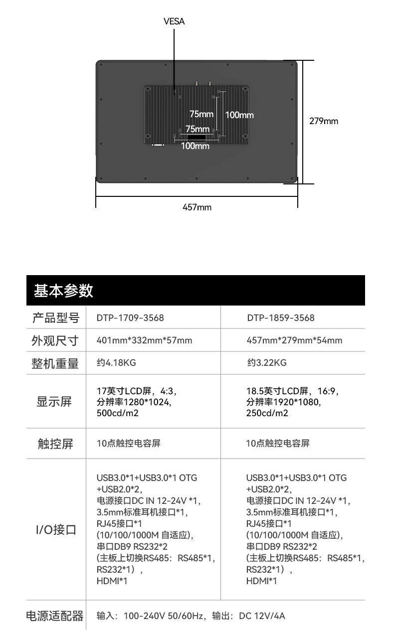 17寸工控一體機,工業平板電腦廠家IP65防護,DTP-1709-3568.jpg 17寸工控一體機,工業平板電腦廠家IP65防護,DTP-1709-3568.jpg