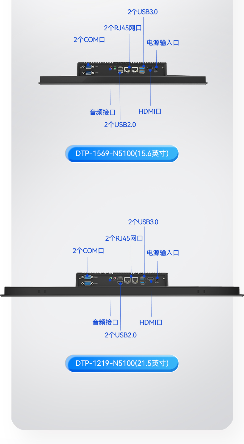 10.1/15.6/21.5寸工業平板電腦,IP65防護,10點電容觸控屏,DTP-1569-N5100.jpg