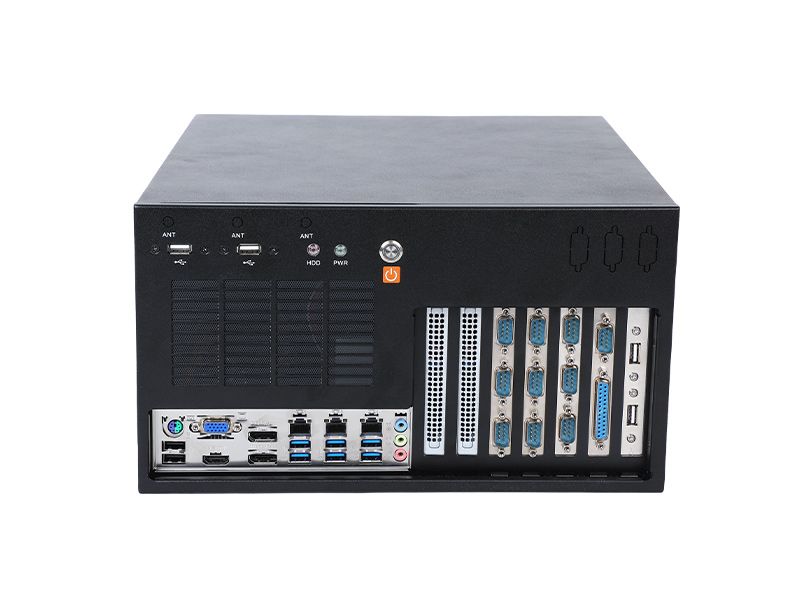 酷睿8/9代壁掛式工控機,10串口+3千兆網口,定制工控生產廠家,DT-5309-WQ370MA